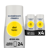 Sodastream Classics® Diet Tonic Drink Mix 4 Pack 440ml