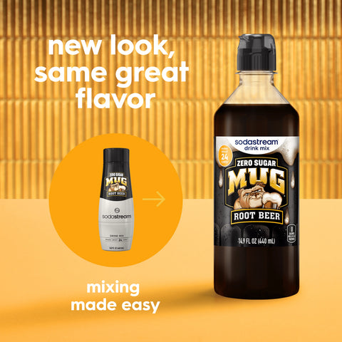Sodastream MUG® Root Beer Zero Sugar Drink Mix 440ml