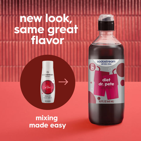 Sodastream Classics® Diet Dr. Pete Drink Mix 4 Pack 440ml