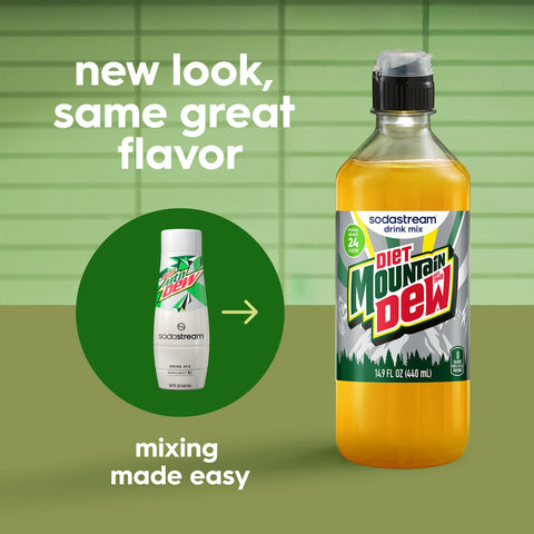 Sodastream MTN DEW Diet Drink Mix 440ml