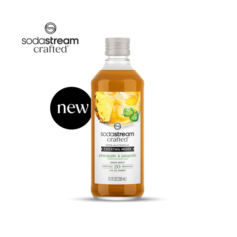 Sodastream Crafted® Mixers Pineapple & Jalapeño Cocktail Mixer 330ml