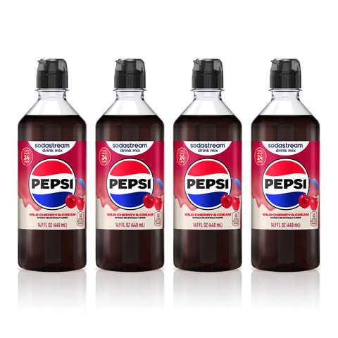 Sodastream Pepsi® Wild Cherry & Cream 4 Pack Drink Mix 4 x 440ml