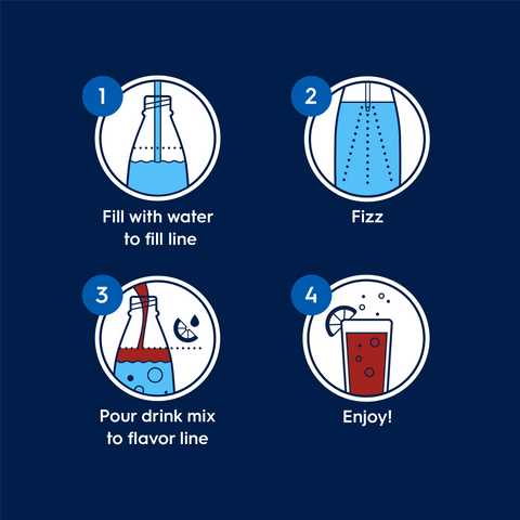 Sodastream Diet Pepsi® Caffeine Free 4 Pack Drink Mix 4 x 440ml