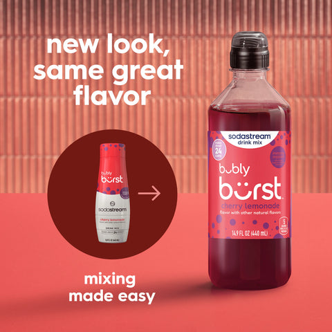Sodastream bubly burst® Cherry Lemonade Drink Mix 440ml