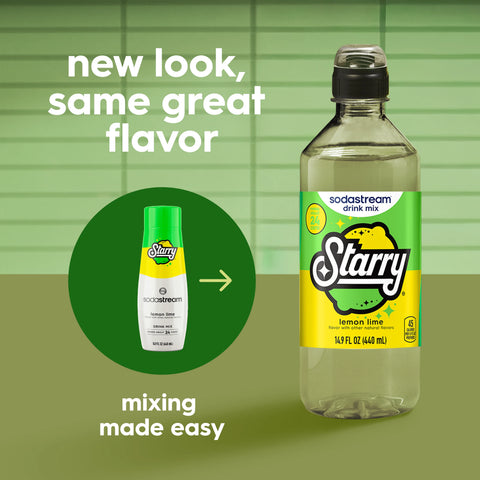 Sodastream STARRY® Lemon Lime Drink Mix 4 Pack 440ml