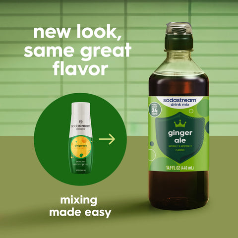 Sodastream Classics® Ginger Ale Drink Mix 4 Pack 440ml