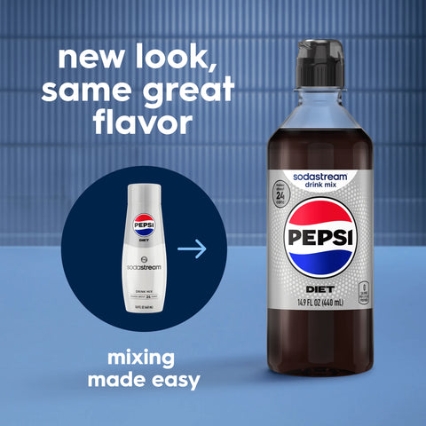 Sodastream Diet Pepsi Drink Mix 4 Pack 440ml