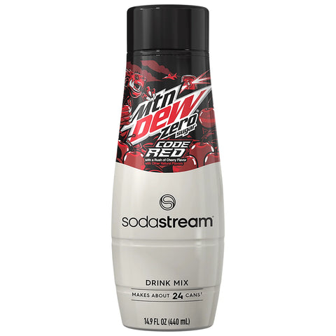 Sodastream MTN DEW Code Red Cherry Zero Sugar Drink Mix 440ml